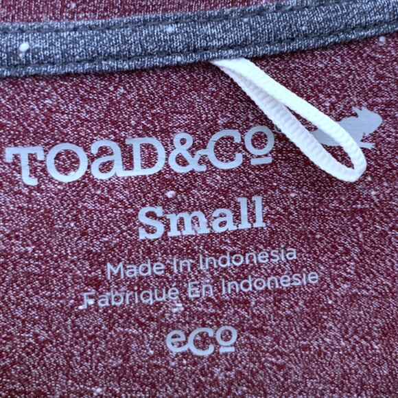 Toad & Co Women's Deep Mauve Crew-Neck 1/2 Sleeve Organic Cotton Midi Dress S - Picture 4 of 9